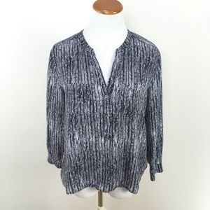 Joie Blouse Top‎ Black White Women’s Sz Medium